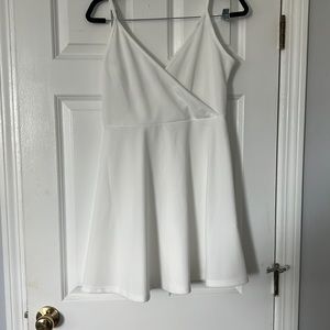 SheIn Women's V Neck Adjustable Spaghetti Straps Sleeveless Sexy Backless Dress